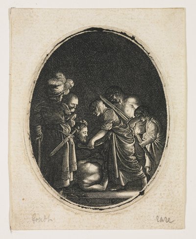 Salome with the Head of John the Baptist by Hendrik Goudt